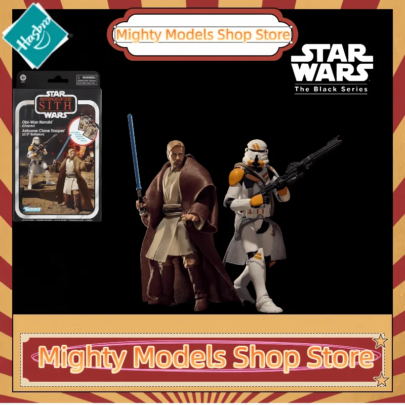 Nuevo Original Hasbro STAR WARS Obi-Wan Kenobi (Utapau) / Airborne Clone Trooper (212th Battalion) Figura de acción, modelo de juguete, regalo