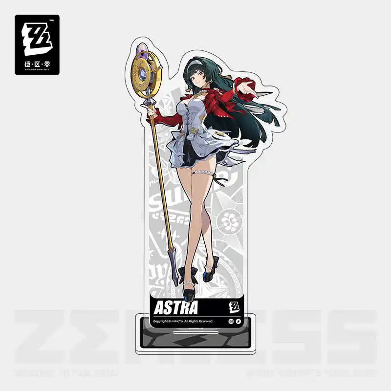 Official Original Zenless Zone Zero Astra Yao Evelyn Chevalier Acrylic Stand Desktop Ornament Doll Accessories Anime Figure  Toy