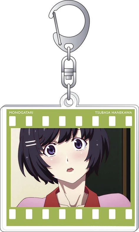 Guo Xiao Luo Anime Peripheral StoreMonogatari Series Tsubasa Hanekawa Acrylic Keychain Pendant Ornamen Fans Charm Gifts About6cm