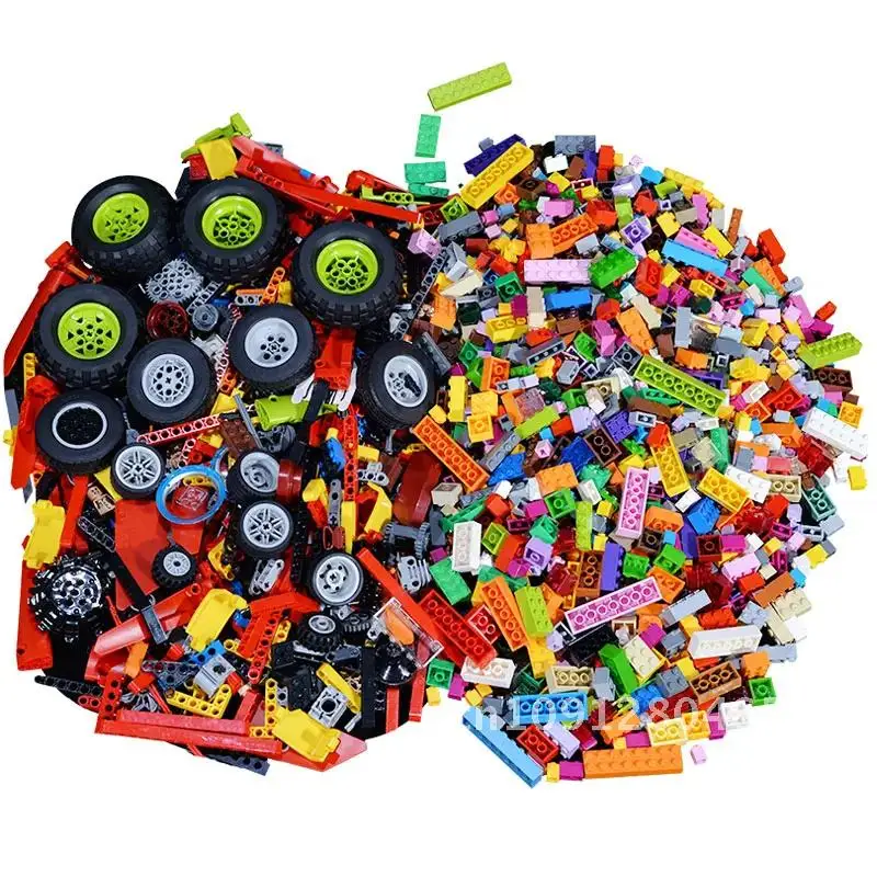 Basic Parts and High-Tech Mixed Packaging Pieces Building Blocks Bulk Model DIY Creative Bricks Assembly Kids Educational Toys