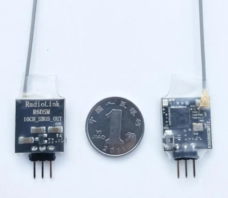 Radiolink R6DSM 2.4G 10 channels Receiver DSSS FHSS Spread Spectrum for Radiolink Transmitters AT9 AT9S AT10 AT10II