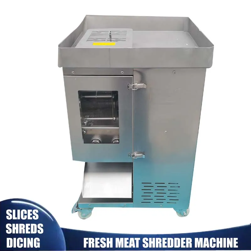 2200w  Meat Slicer For Restaurants Kitchens Supermarkets Fresh Meat Shredding Slicing Machines