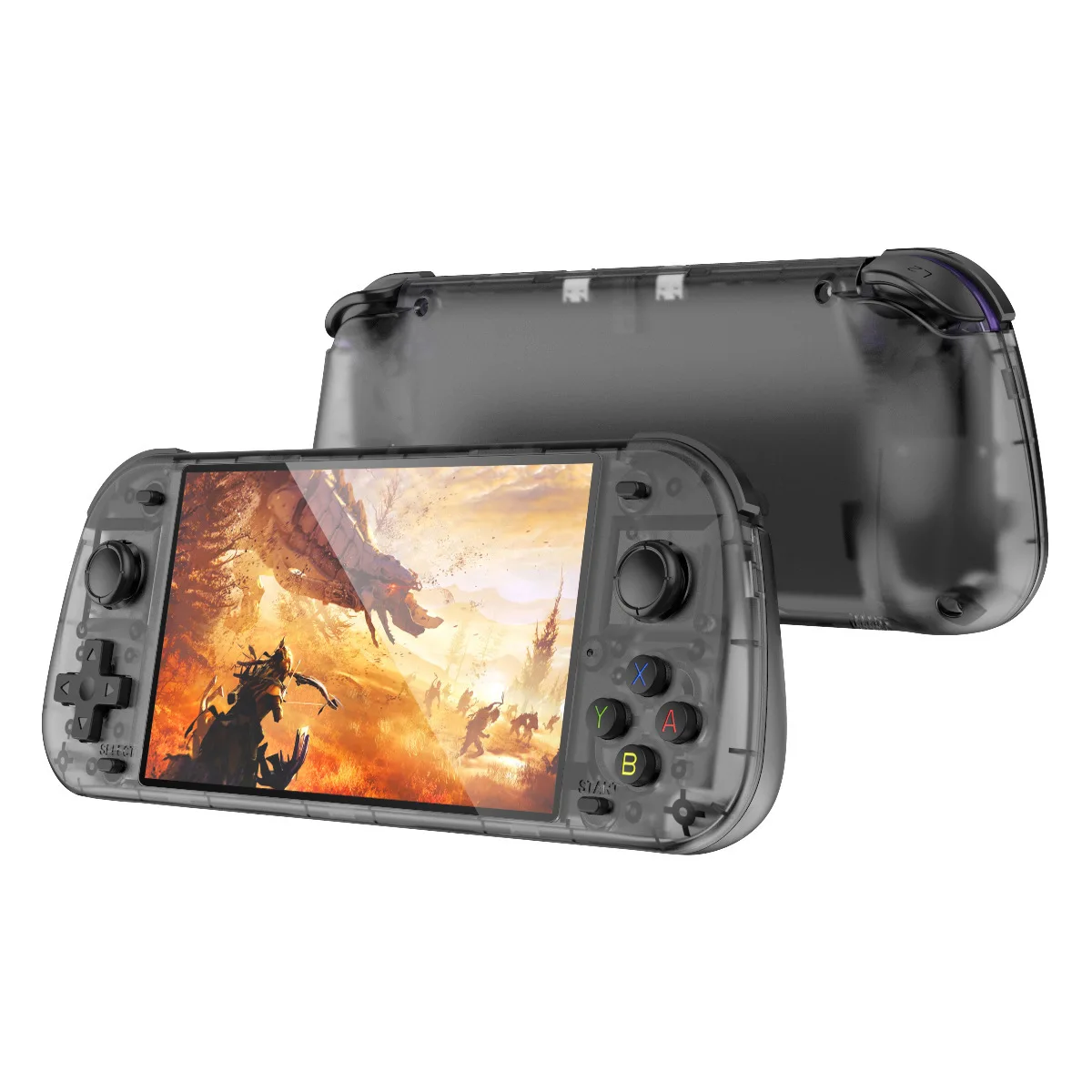 5.1 Inch HD 854*480 Screen R50S Portable Retro Game Console 4200mAh Long-Lasting Battery Handheld Video Game Player, New Model