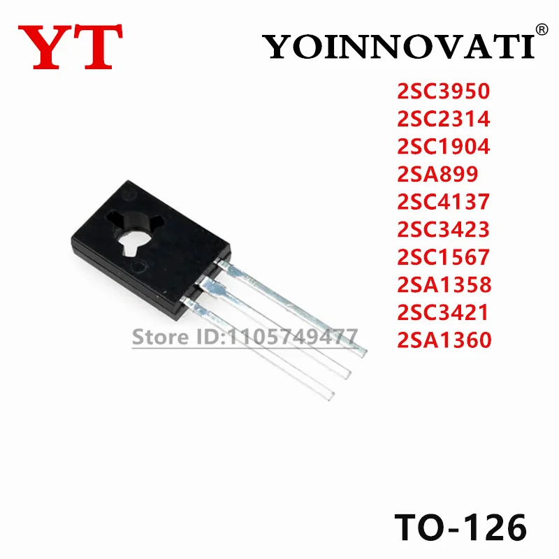 10pcs 2SC3950  C3950 2SC2314 2SC1904 2SA899 2SC4137 2SC3423 2SC1567 2SA1358 2SC3421 2SA1360 C2314 C1567