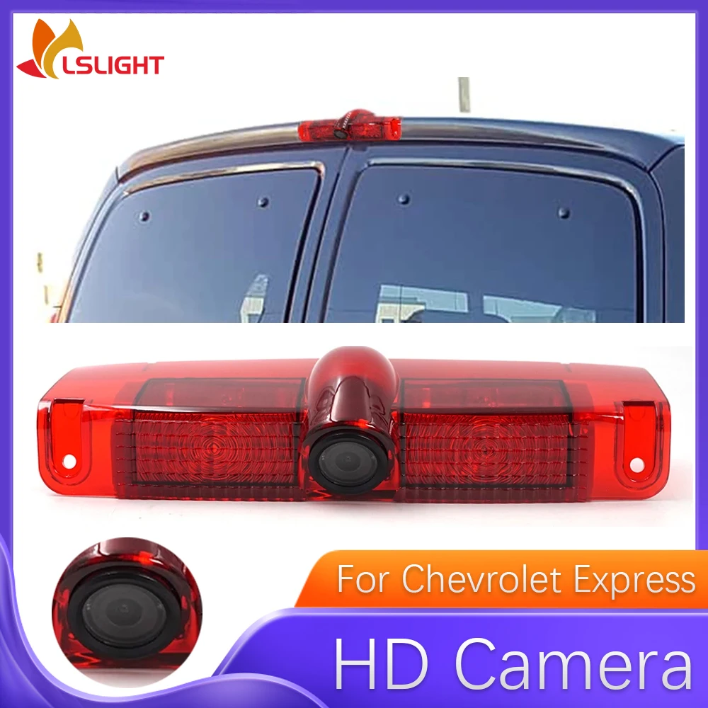 Car Rear View Camera For Chevrolet Express Brake Light HD Night Vision Waterproof Reversing Camera With 7 Inch Mirror Monitor