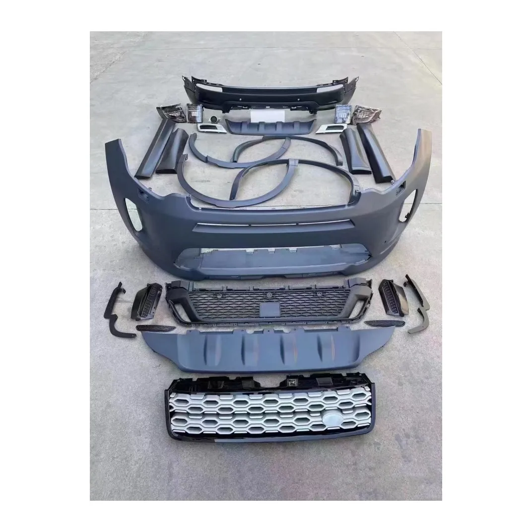 Xinda modified the body kit for the front and rear bumpers of the Range Rover Sport 2016-2019, with grille, headlights