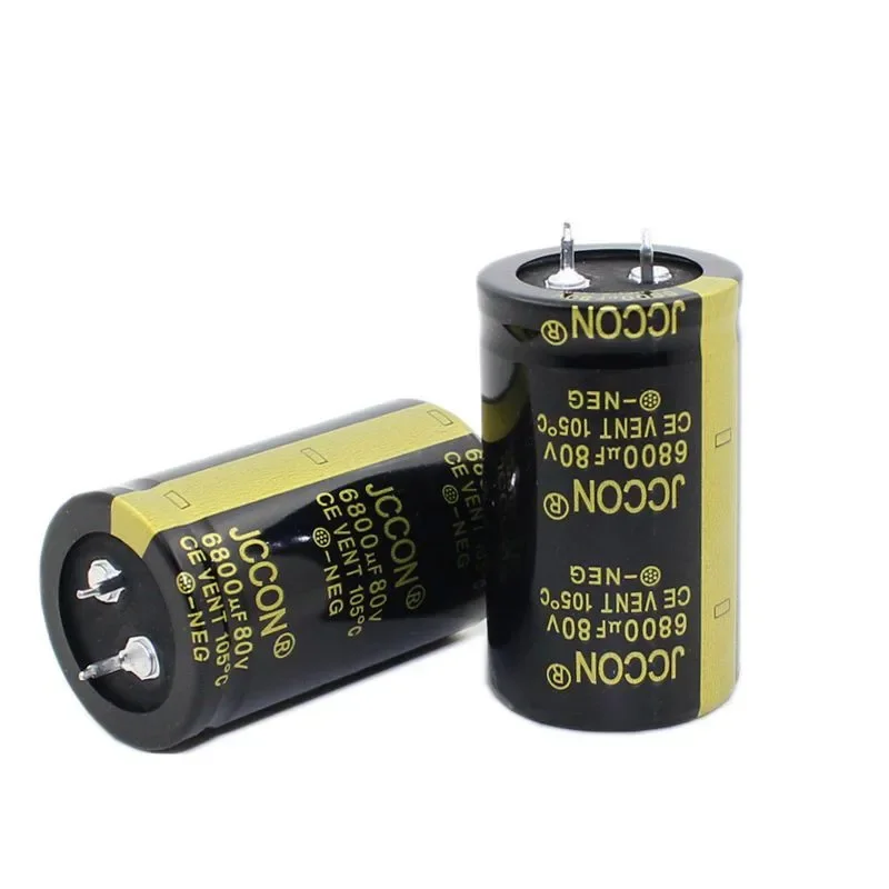 80v6800uf JCCON Horn Aluminum Electrolytic Capacitor Volume 30*50 Audio Amplifier Audio