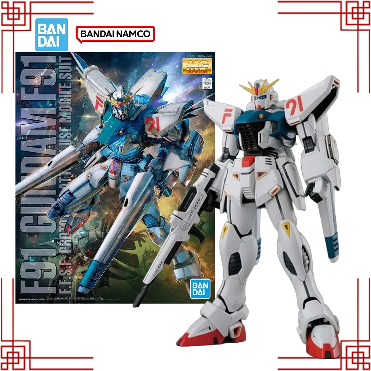

Набор для сборки модели Bandai Gundam MG 1/100 F91 GUNDAM Ver.2.0, фигурка, конструктор Gunpla, коллекционные аниме-фигурки, игрушки, подарок для мальчиков