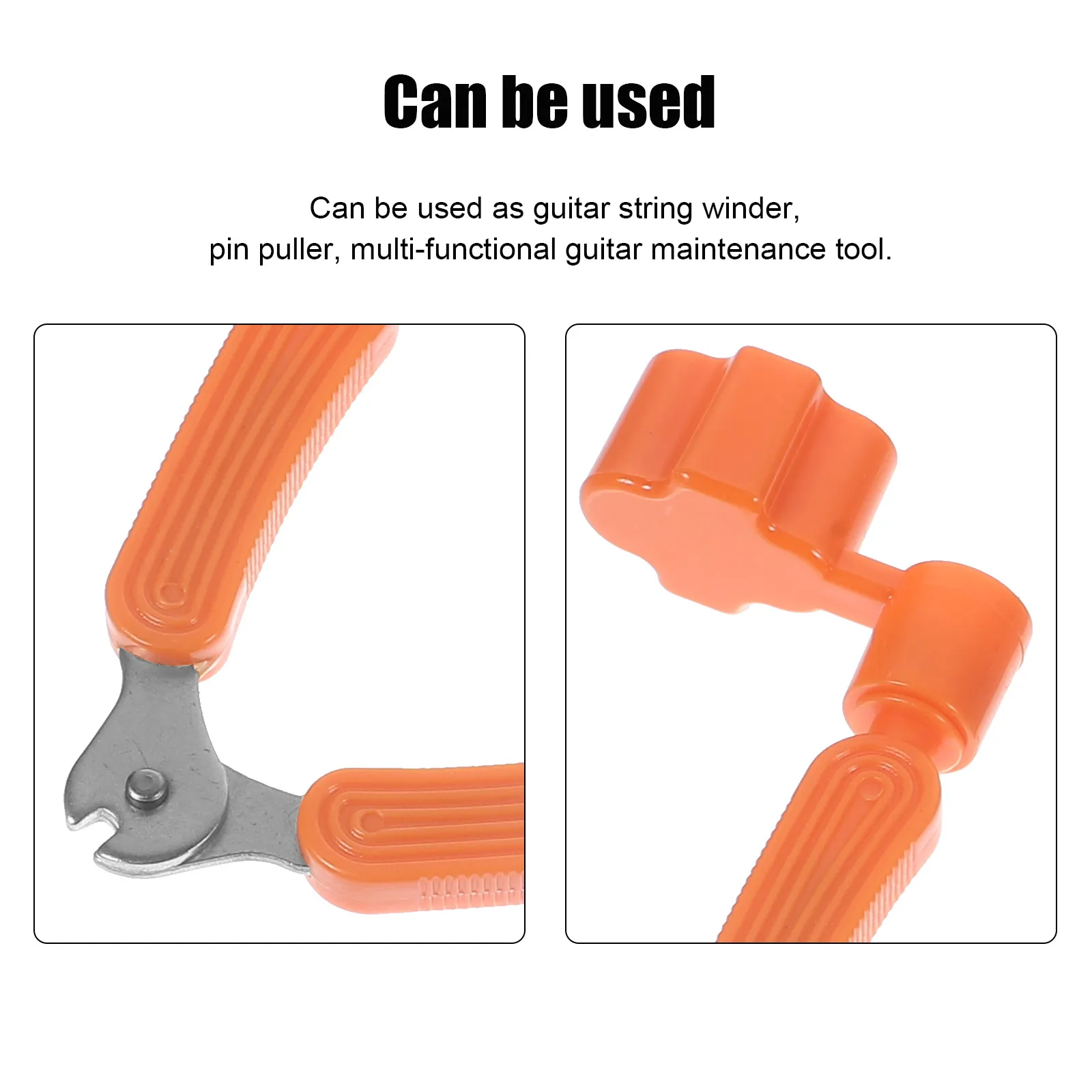 

4Pcs Guitar String Winder Plastic ABS Metal Pin Puller Acoustic Tool Peg Bridge Remover MultiFunctional