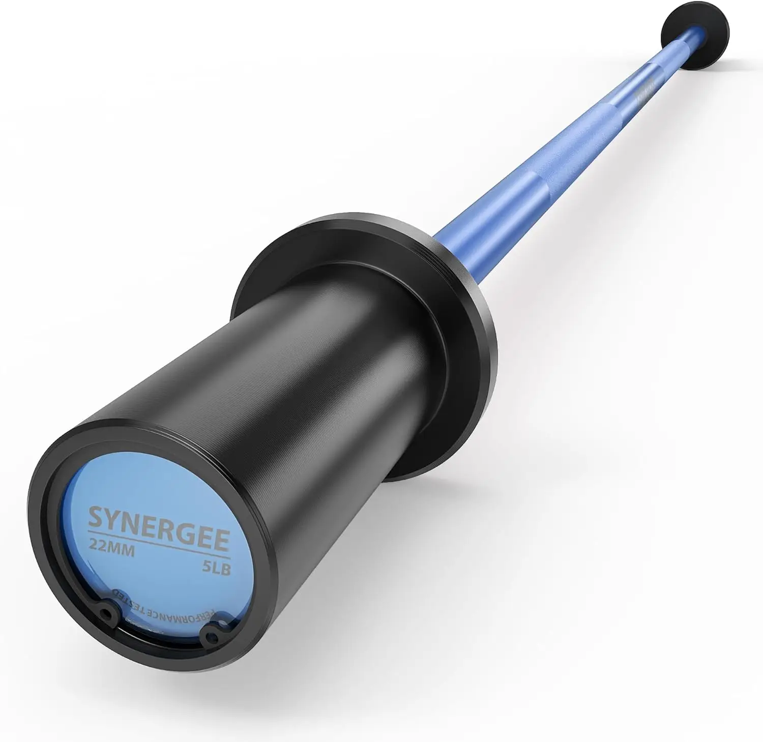 

Youth Fitness: Steel 5lb Barbell for Boys and Girls, Available in Orange, Blue, or Pink, Beginner Training