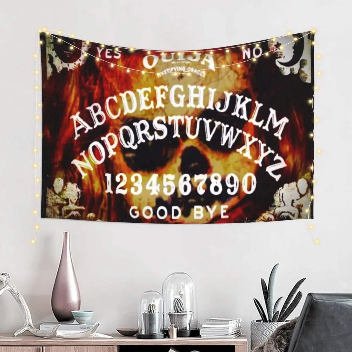 Gracie Haunting A Ouija Board Tapestry Room Decorator Bed Room Decoration Tapestry