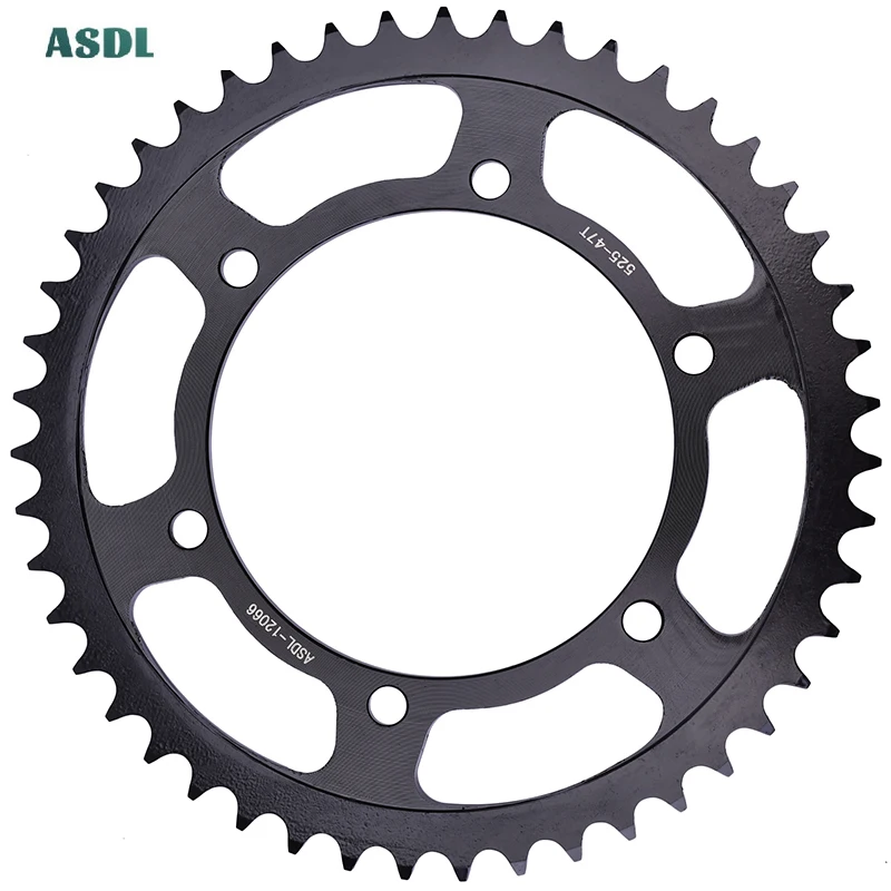 525 47T 47 Tooth 130mm Rear Sprocket Cam Staring Wheel For Honda XL650 XL650V Transalp XL 650 XRV650 Africa Twin XRV 650 PD03