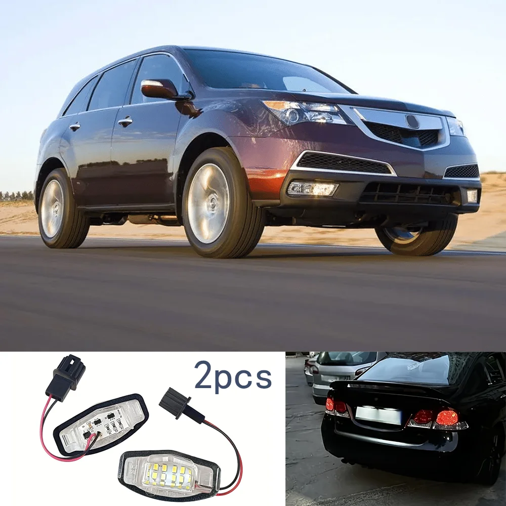 2Pcs Led License Pl… - image