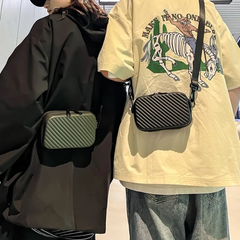 

Простая и легкая сумка-мессенджер унисекс из твила, модная сумка через плечо для мужчин