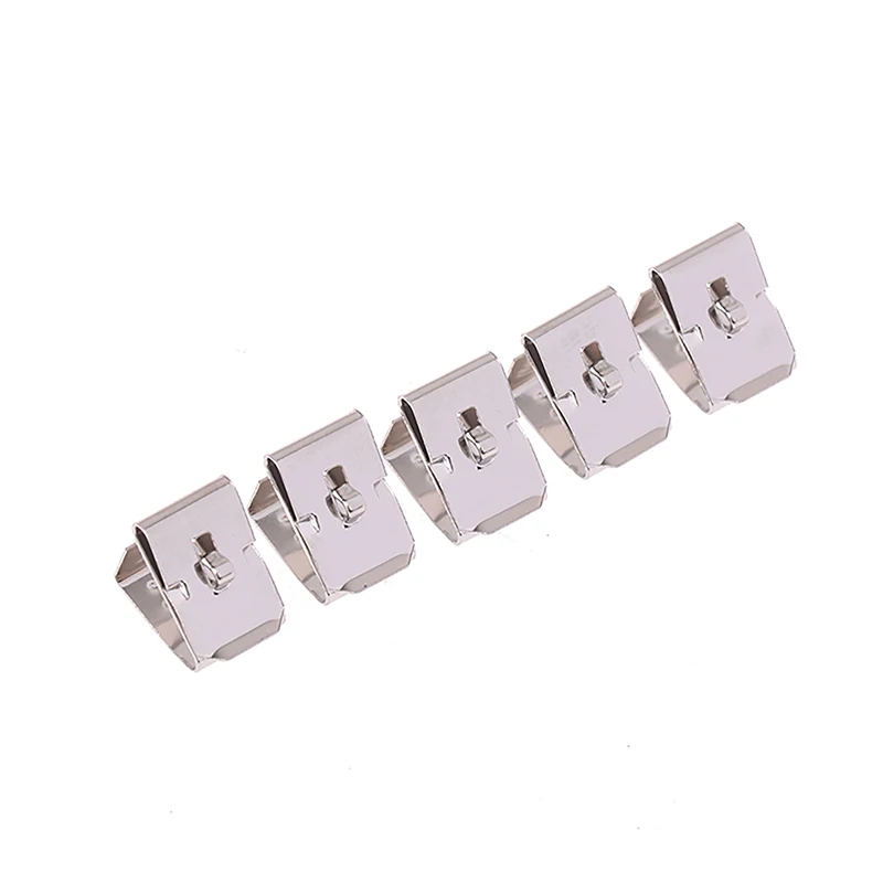 5pcs High Quality Spring Steel With Nickel Plated AA Snap-On Leaf Spring Battery Contact, Battery Clip Accessories