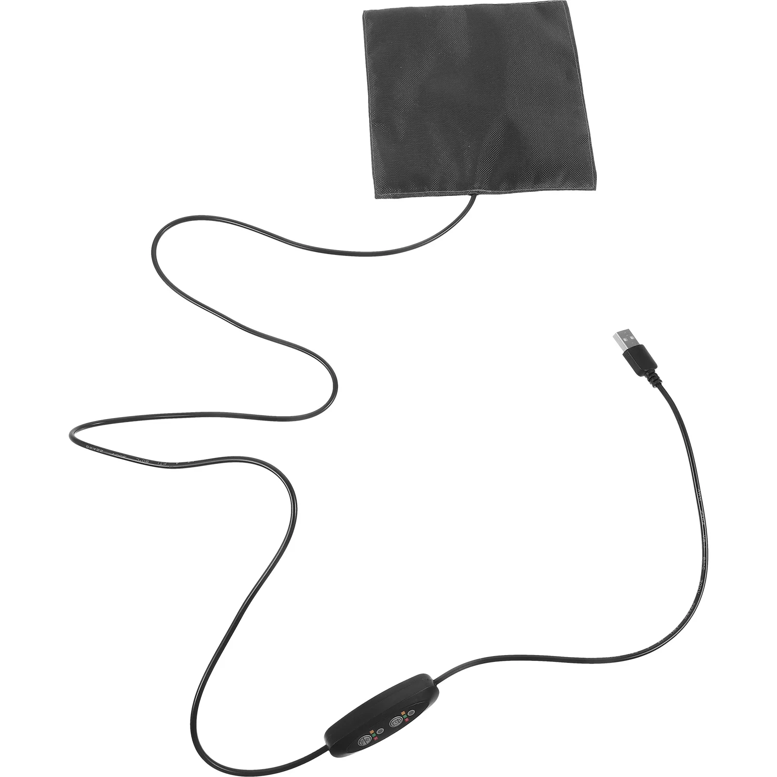 

USB Heating Pad 14Cm Carbon Fiber Hamster Heat Mat Waterproof Adjustable Temperature Pet Warm Cushion for Small Animals