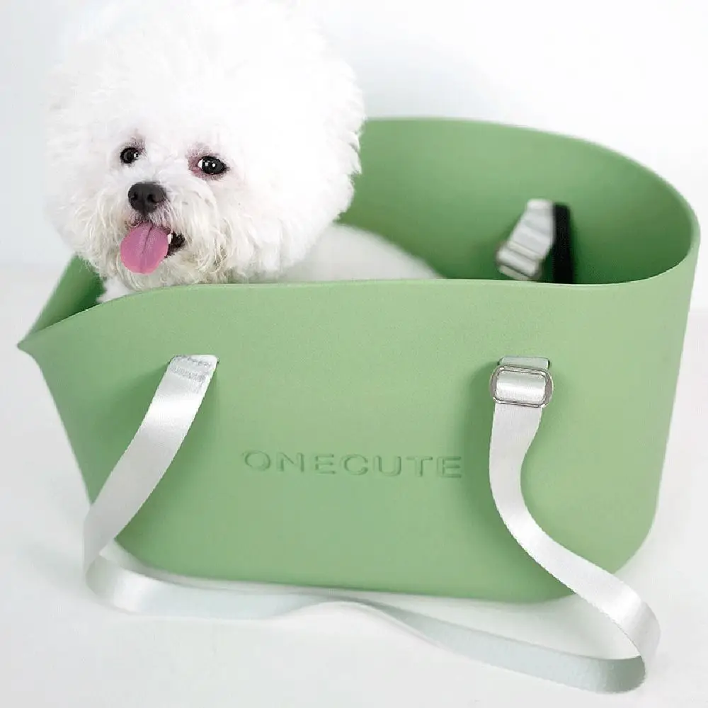 

Breathable Pet Shoulder Bag Comfort Portable Waterproof Cat Tote Bag Hard Cushion Pet Carrying Handbag Summer