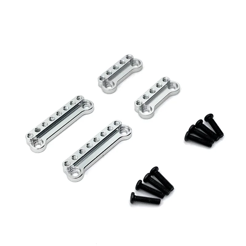 MN D90 D91 D96 MN98 99S RC 자동차 금속 업그레이드 충격 흡수 장치 브래킷 오프로드 크롤러 용 알루미늄 합금 보강 키트