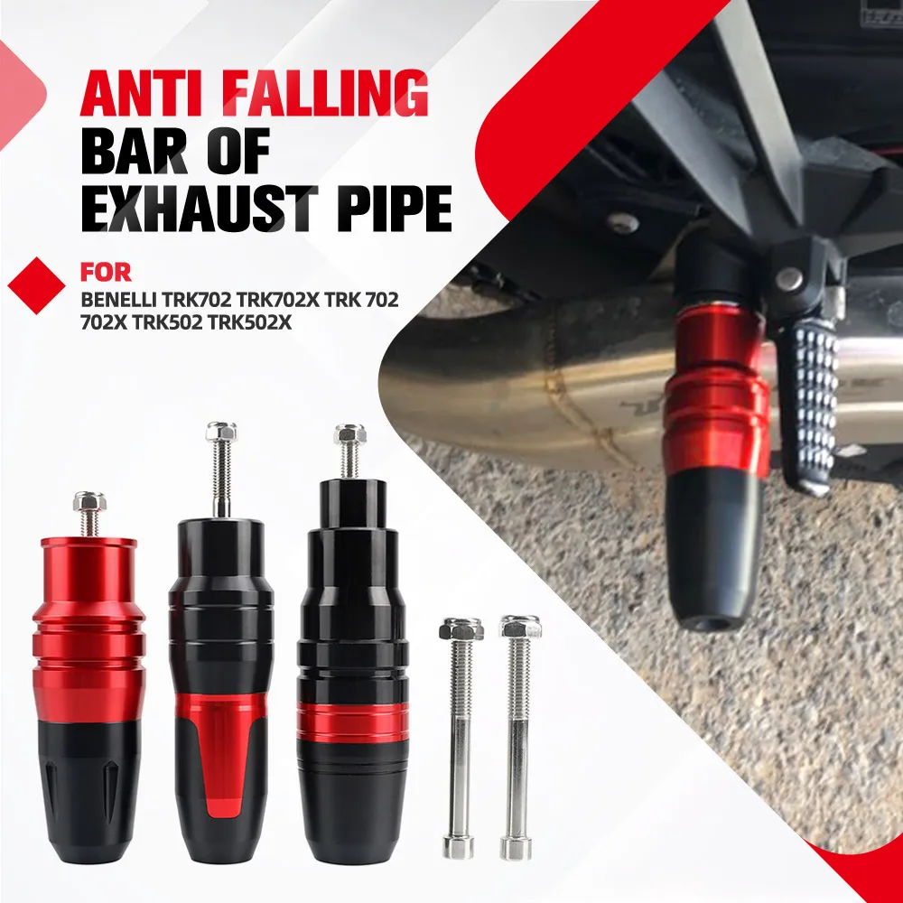 

Engine Crash Pad Frame Sliders Protector Fit For Benelli TRK702 TRK702X TRK 702 702X TRK502 TRK502X Exhaust Slider Crash Falling