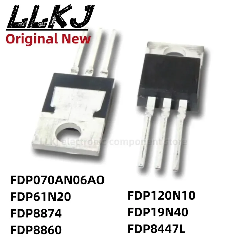 1 pz FDP070AN06AO FDP61N20 FDP8874 FDP8860 FDP120N10 FDP19N40 FDP8447L TO-220 MOS FET