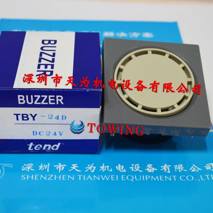 [Genuine - Quality Assurance One Year] TEND Taiwan Tiande Buzzer TBY-24D DC24V