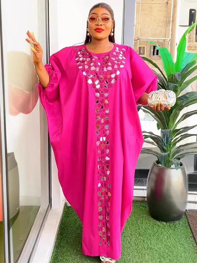 Plus Size Dresses For Women African Ankara Dashiki Outfits Dubai Luxury Abayas Wedding Party Prom Evening Gown Ladies Clothing