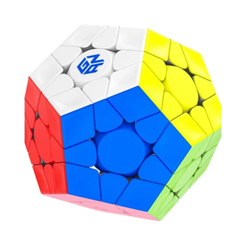 غان Megaminx V2 ماجليف الأشعة فوق البنفسجية ماتي ميجا المكعب السحري Dodecahedron مغناطيس سرعة لغز دمى هدايا غان Megaminx