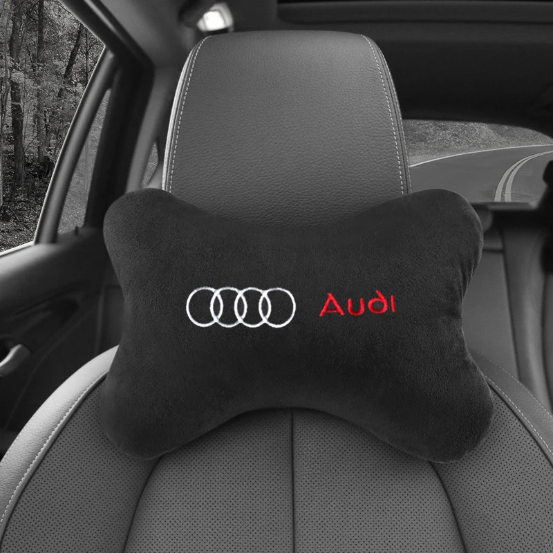 Car Auto Seat Head Neck Rest Cushion Headrest Pillow Pad For Audi A4 A3 A5 A6 TT A7 A8 Q2 Q3 Q5 Q7 Q8