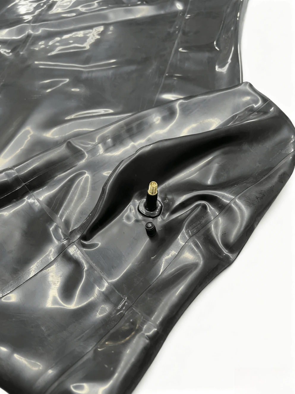 customized vacuum body sacks vacuum neck entrance sexy dark blue rubber handmade bag of high quality sheet latex cosplay view 4