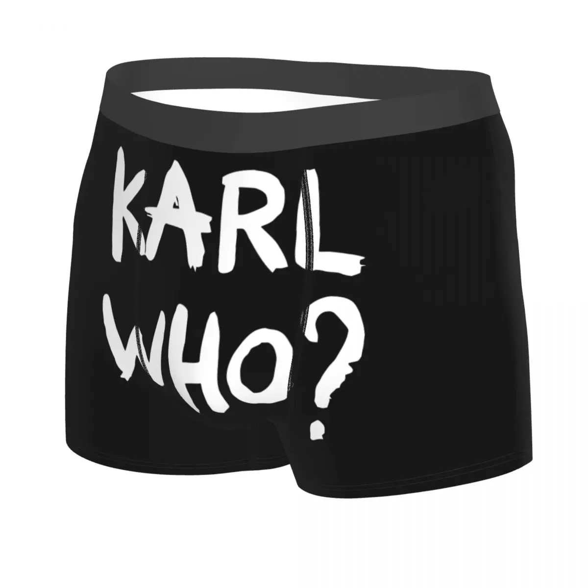 Custom Karl Who Slogan Boxers Shorts Mens Briefs Underwear Novelty Underpants