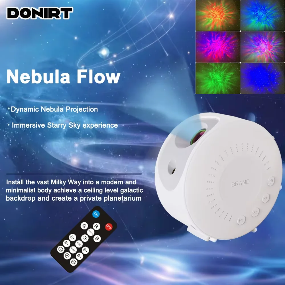 Starry Sky Projection Lamp Atmosphere Projection Romantic Atmosphere Nebula Projection Star Night Light Galaxy Projector Gift