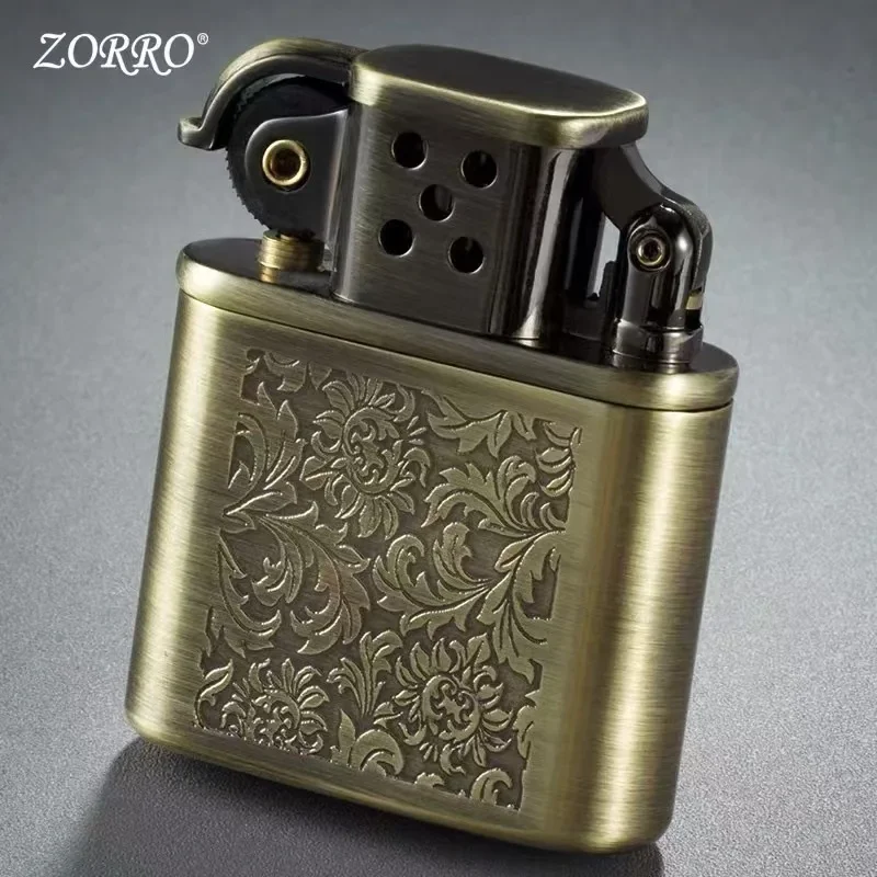 زورو الكيروسين أخف طحن عجلة خمر الرجعية المعادن قسطنطين الصوان النحاس النفط البنزين أخف العتيقة سلسلة أخف وزنا