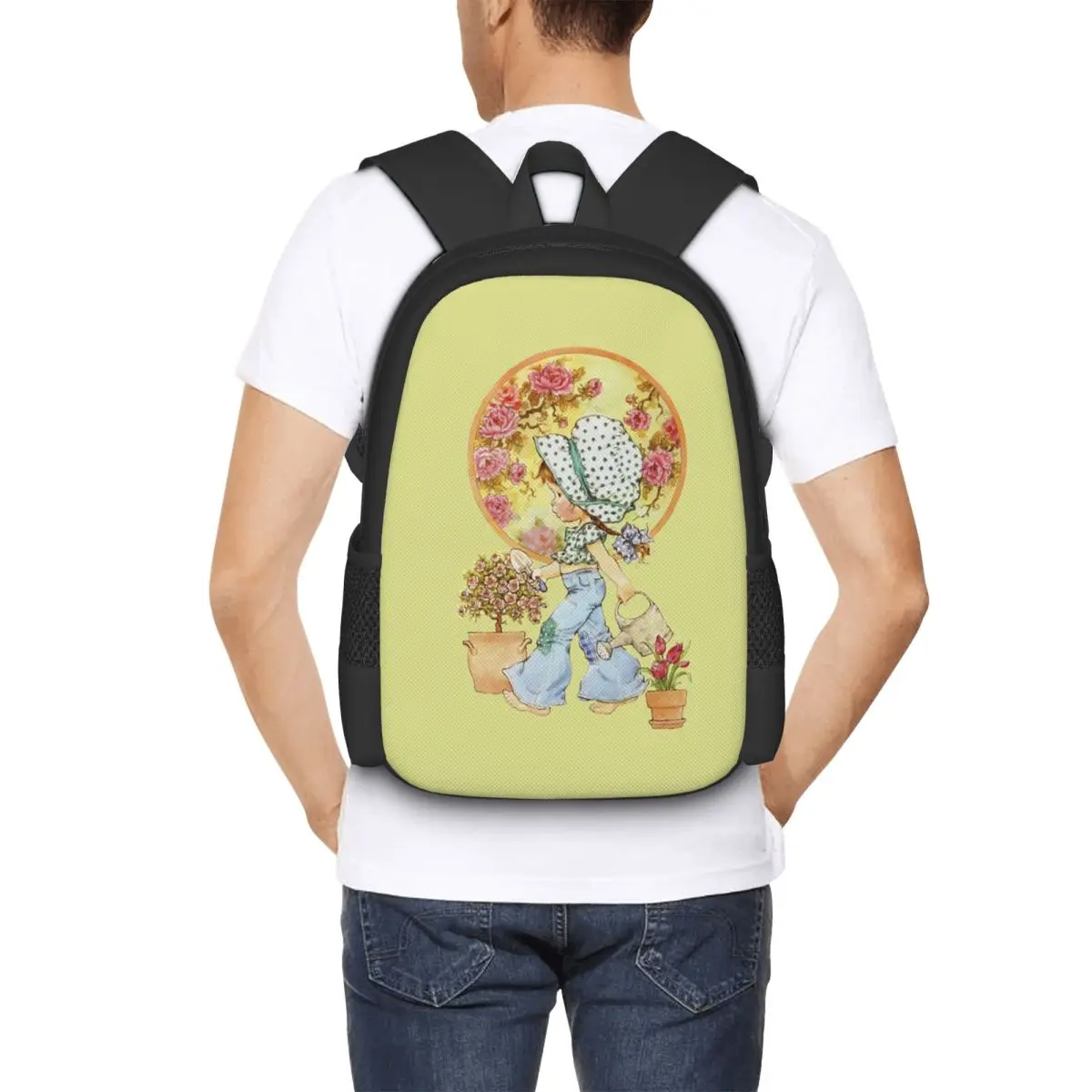 

Kawaii Sarah Kay Student Backpack School Bag Hiking Travel Daypack for Boys Girls Fashion Bookbag Shoulder Bags