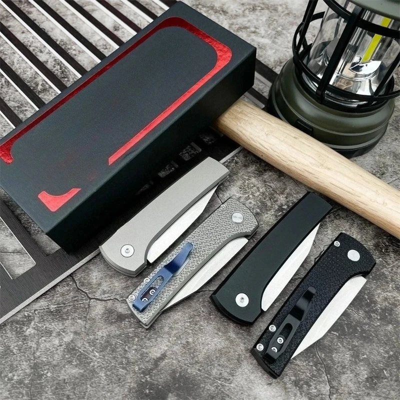 Portable Daily Folding Camping Outdoor Pocket Knife D2 Blade T6 Aluminum Handle Hunting Survival Utility Fruit Knives EDC Tools