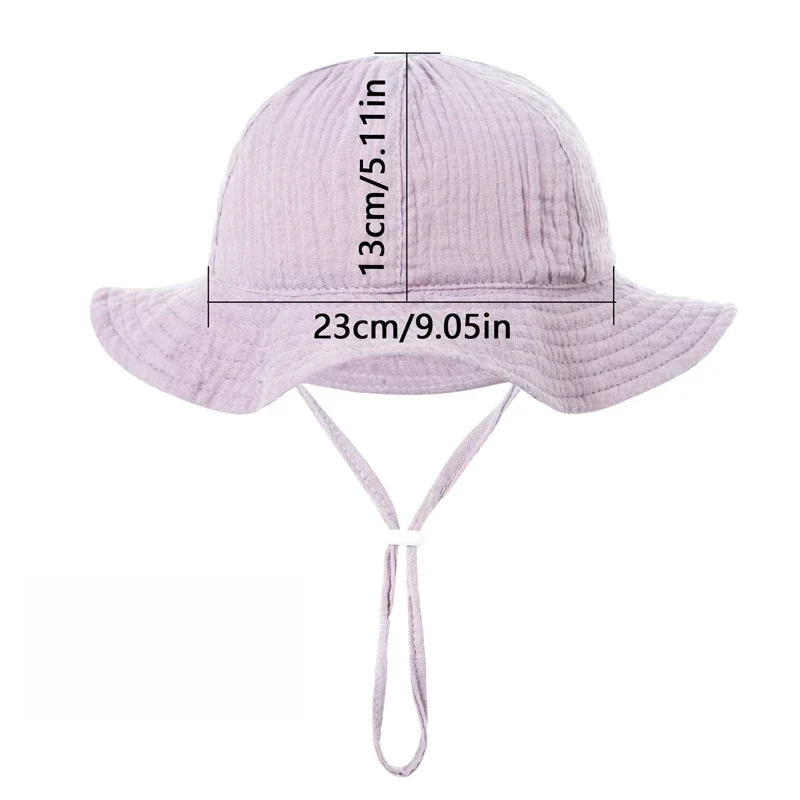 3-12M Animal Baby Cotton Bucket Hat Summer Children Sunscreen Outdoor Caps Boys Girls Sun Hat Anti UV Travel Beach Fishing Hat