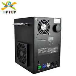 TIPTOP 750W Cold Spark Machine Cold Fireworks Wedding Sparkler Fountain DMX512 Remote Control Spray 1-5M for Party Club DJ Show