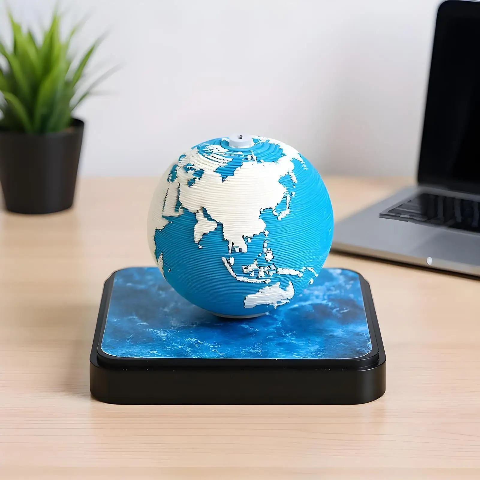 3D Desk Calendar Paper 3D Calendar Note Pad 2026 Paper Sculpture Tear off Memo Pad Stationery Earth Theme for Boys Students Kids