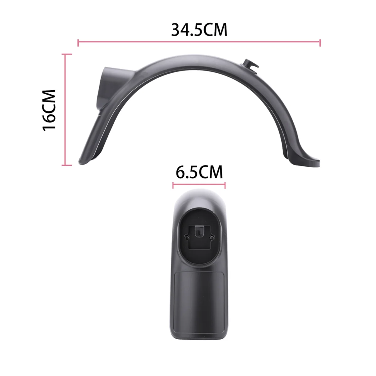 

New Arrival Rear Fender with Taillight Kit for Xiaomi 4 Pro Mi4 Electric Scooter Rear Guard Mudguard Bracket Support Parts