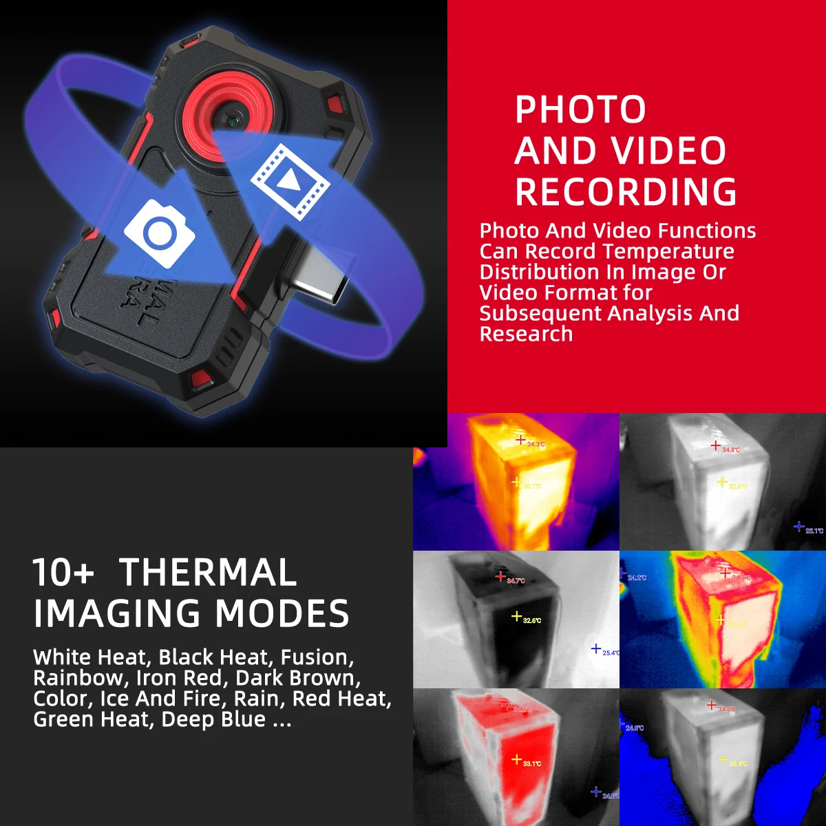 HABOTEST HT822A (96*96) HT822B – Thermal Imaging Camera Pcb Repair recenzja i cena