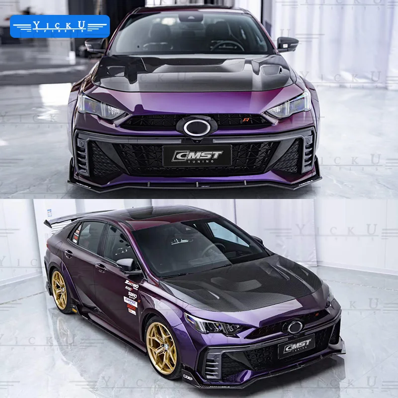 CMST dry carbon fiber body kit front lip side skirt rear lip suitable for EMPOW GAC Trumpchi Shadow Leopard R