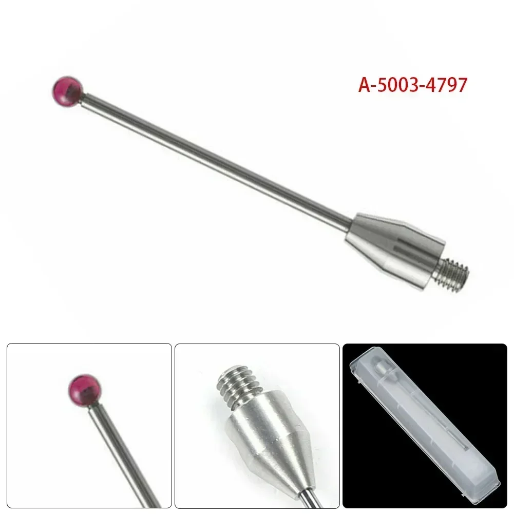 1pcs CMM Touch Probe Styli M4 Thread 2mm Ball 50mm Long CMM Stylus A-5003-4797 Contact Probe CMM Stylus CNC Machines Parts
