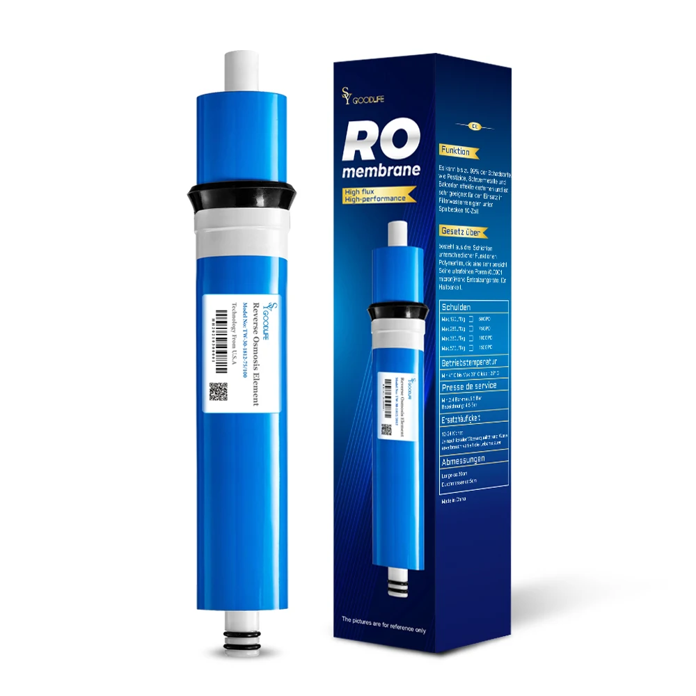 

1812-50G/75G/100G/150GPDHome kitchen reverse osmosis RO membrane purifier for drinking water treatment