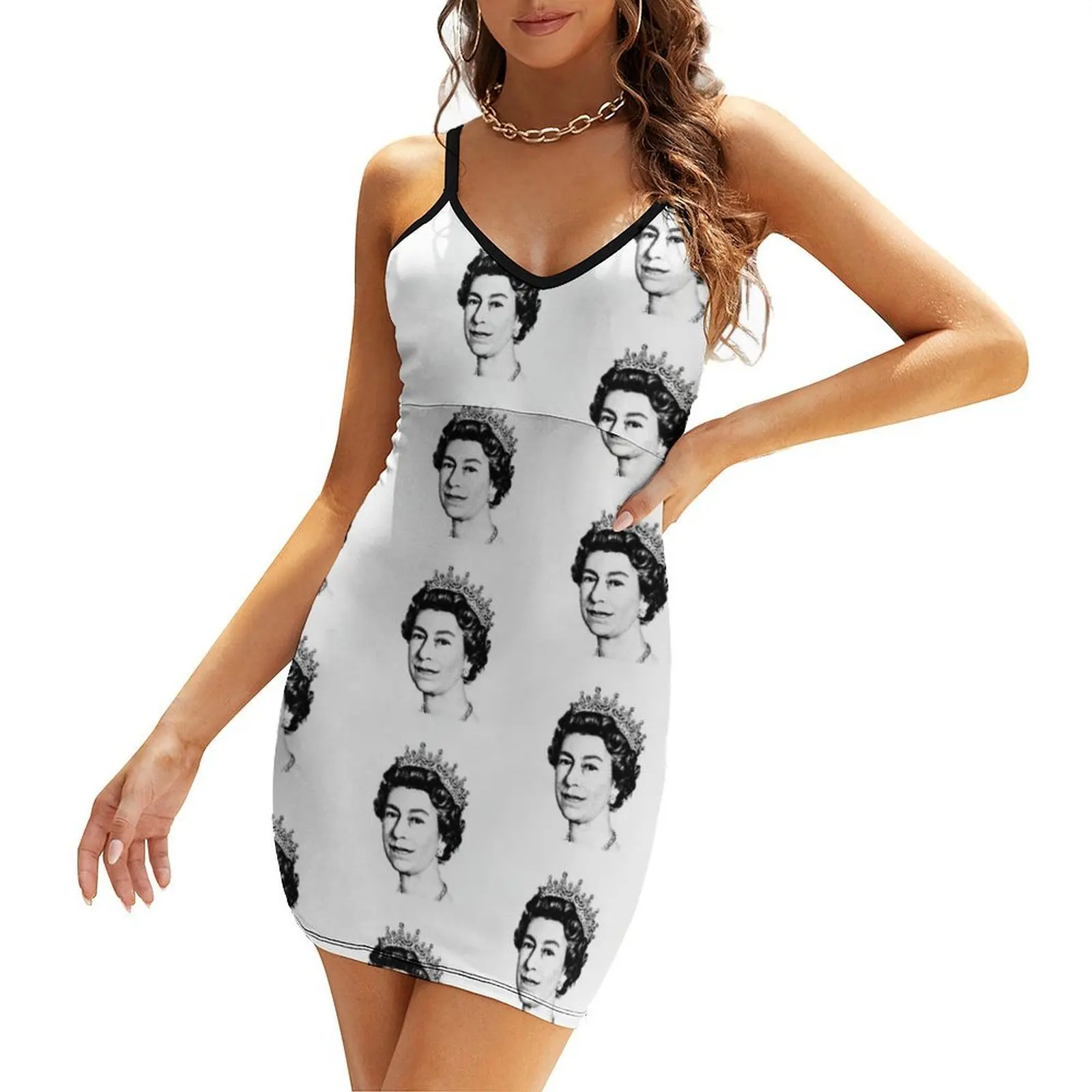 

The queen Elisabeth Sling Dress Dress women dress for women 2025 elegant guest wedding