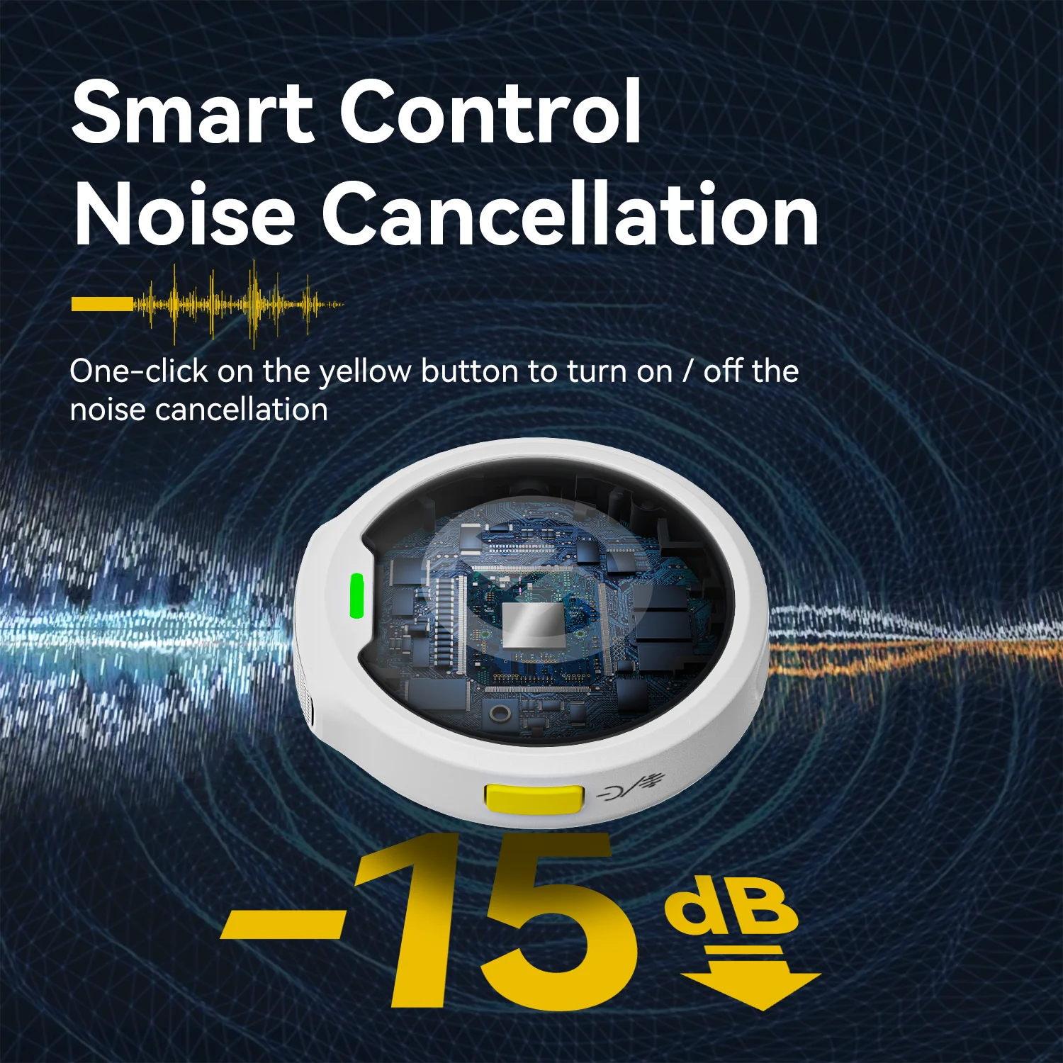 [أبيض] نظام ميكروفون Hollyland Lark M2 اللاسلكي Lavalier بطول 300 متر، ميكروفون صغير لطية صدر السترة لكاميرات iPhone Android