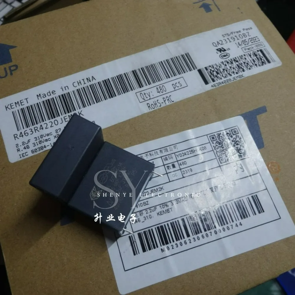 

5PCS KEMET AV R46 2.2uf/310VAC 2u2 225 Brand New 27.5mm Film Capacitor R463R4220JEM2K