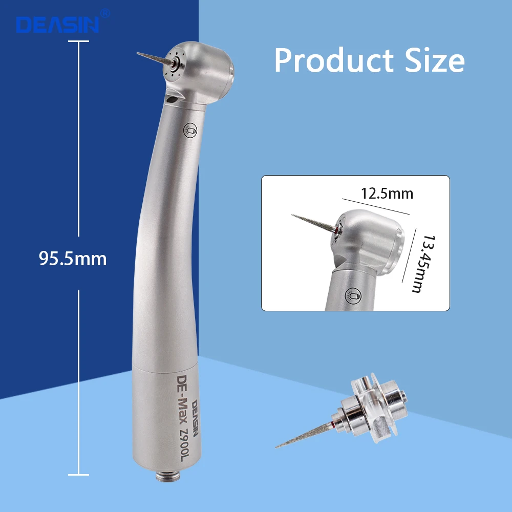 Dental high speed handpiece Z900L standard head N type quick connect coupler air turbine with fiber optic Dentistry Tools