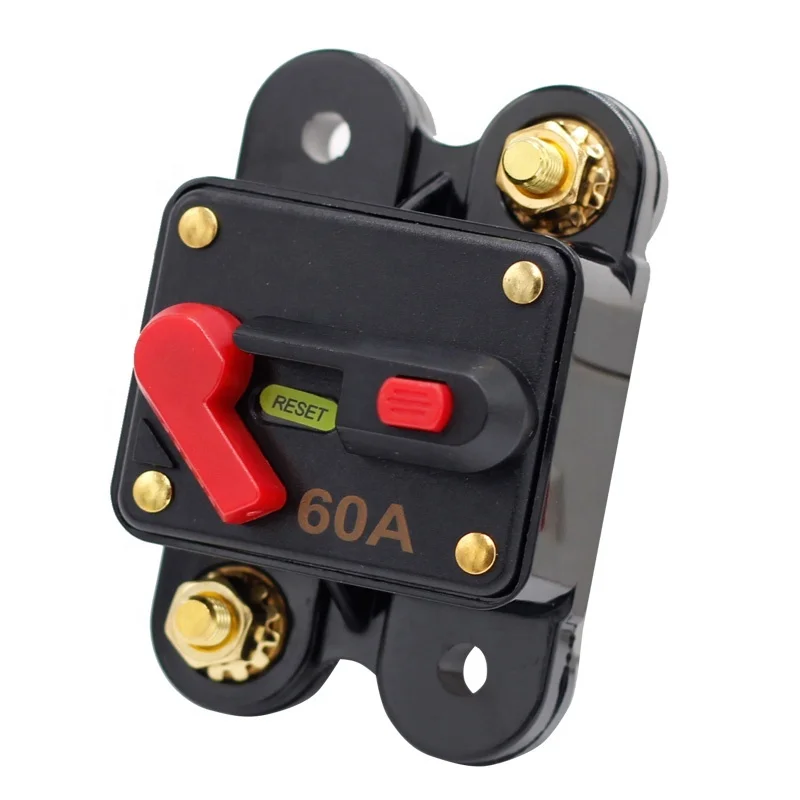 

DC12V 50A -250A Solar System Waterproof Reset Fuse Inverter Auto Circuit Breaker For Car Audio Marine