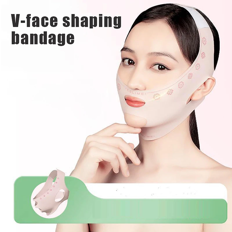 Breathable V Face Band Cheek Lift Up Face Thin Mask Reduce Double Chin V-Line Shaping Bandage Anti Wrinkle Face Bandage