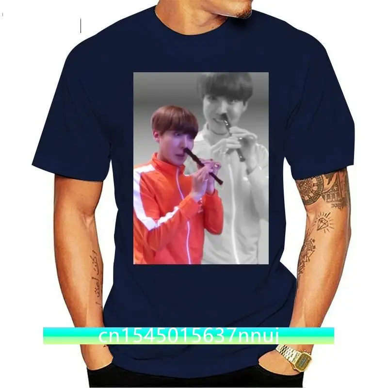 

T Shirt Red T-Shirt 6xl Cute Tee Shirt Graphic JHOPE FLUTE - FLASHBACK VER Men Fashion Short Sleeve 100 Cotton Tshirt