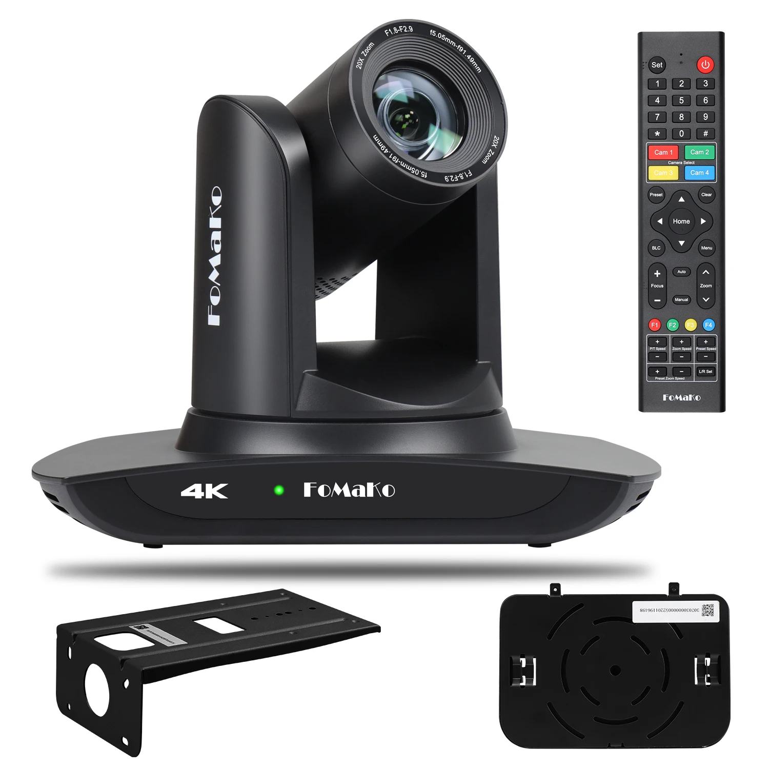 4K PTZ Camera 4K 20X Optical Zoom, USB3.0 LAN HD MI PTZ Camera 4K For Church Worship Education Conference Events, K20UH